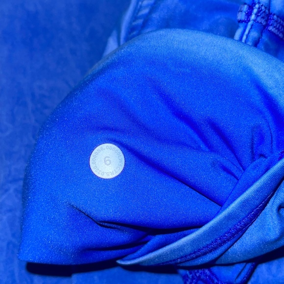 EUC Lululemon Fast and Free High Rise Tight 25" *Ice Dye// Cerulean Blue/6 - Picture 5 of 8